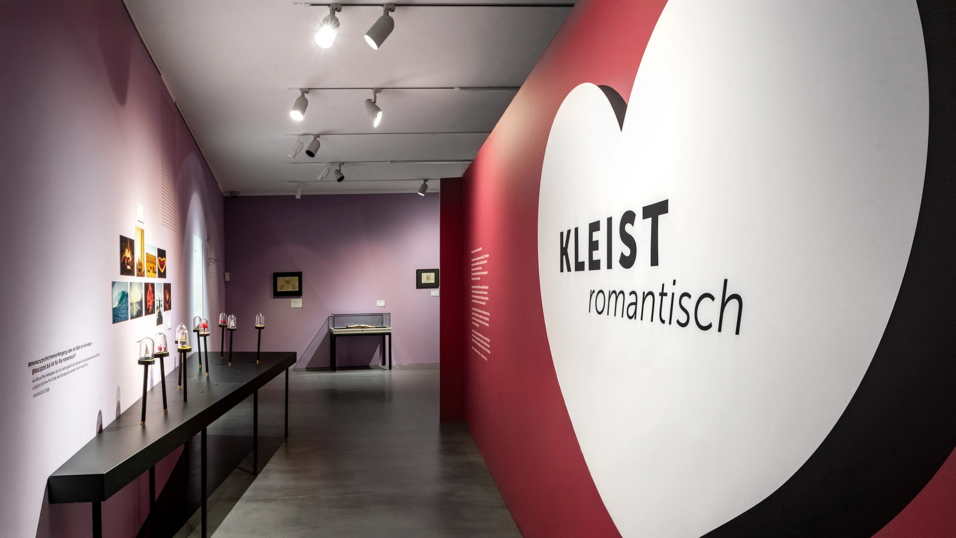 Raumansicht der Ausstellung ‚Kleist romantisch‘ im Kleist-Museum in Frankfurt (Oder), Studio Neue Museen