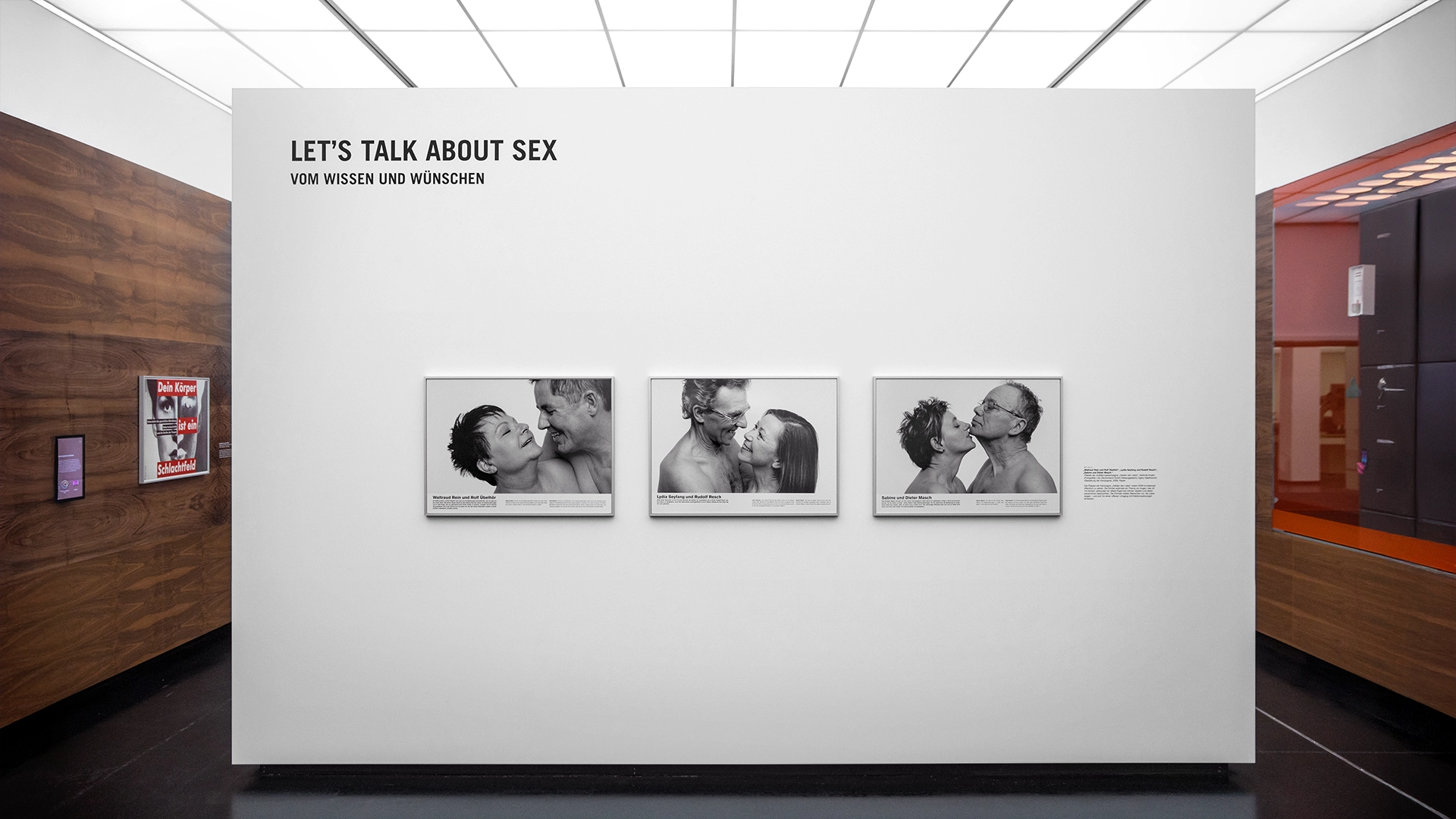 Raumansicht der Ausstellung ‚Sexualitäten‘ im Deutschen Hygiene-Museum in Dresden, Studio Neue Museen