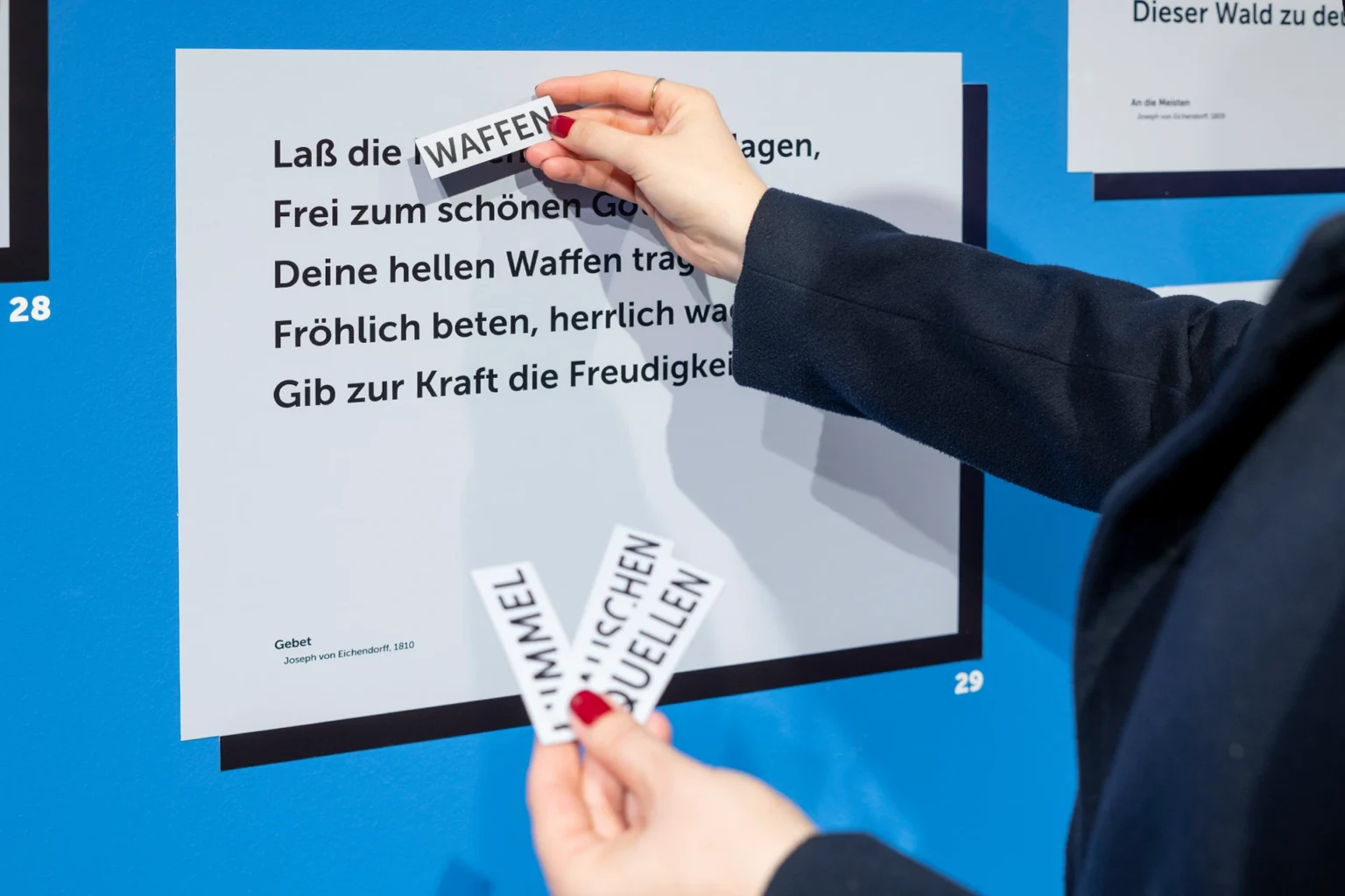 Raumansicht der Ausstellung ‚Kleist romantisch‘ im Kleist-Museum in Frankfurt (Oder), Studio Neue Museen