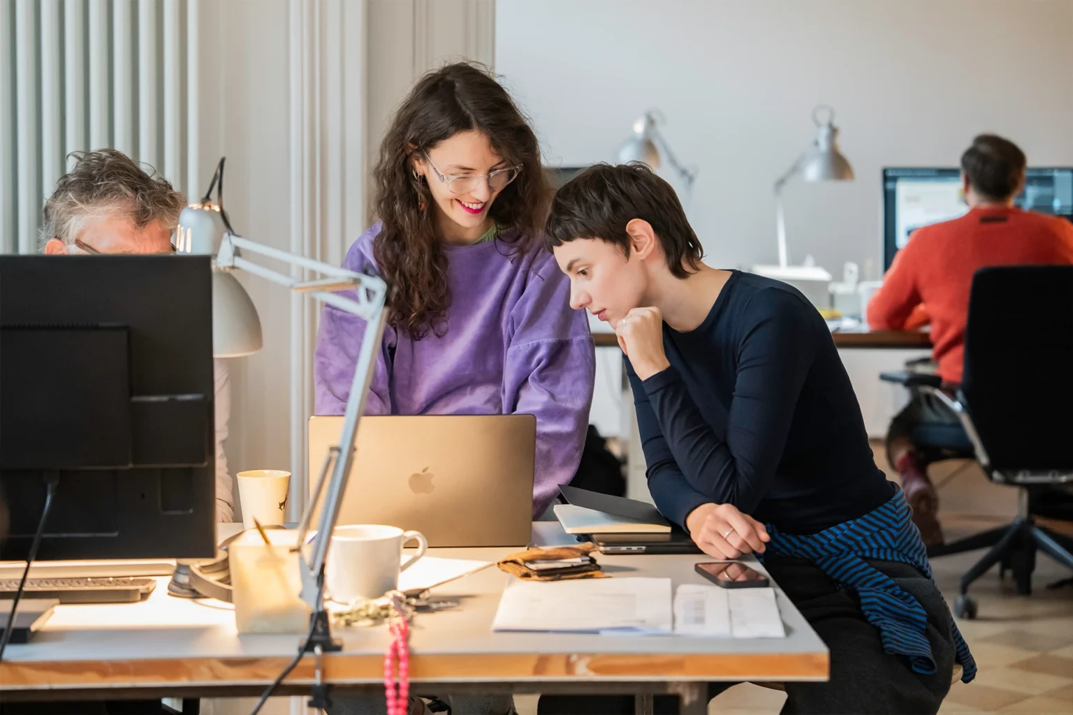 Zusammenarbeit im Studio Neue Museen