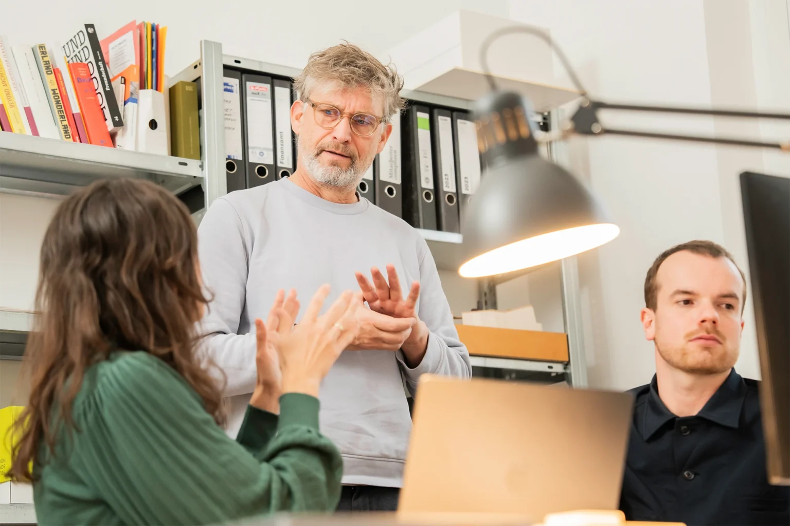 Zusammenarbeit im Studio Neue Museen