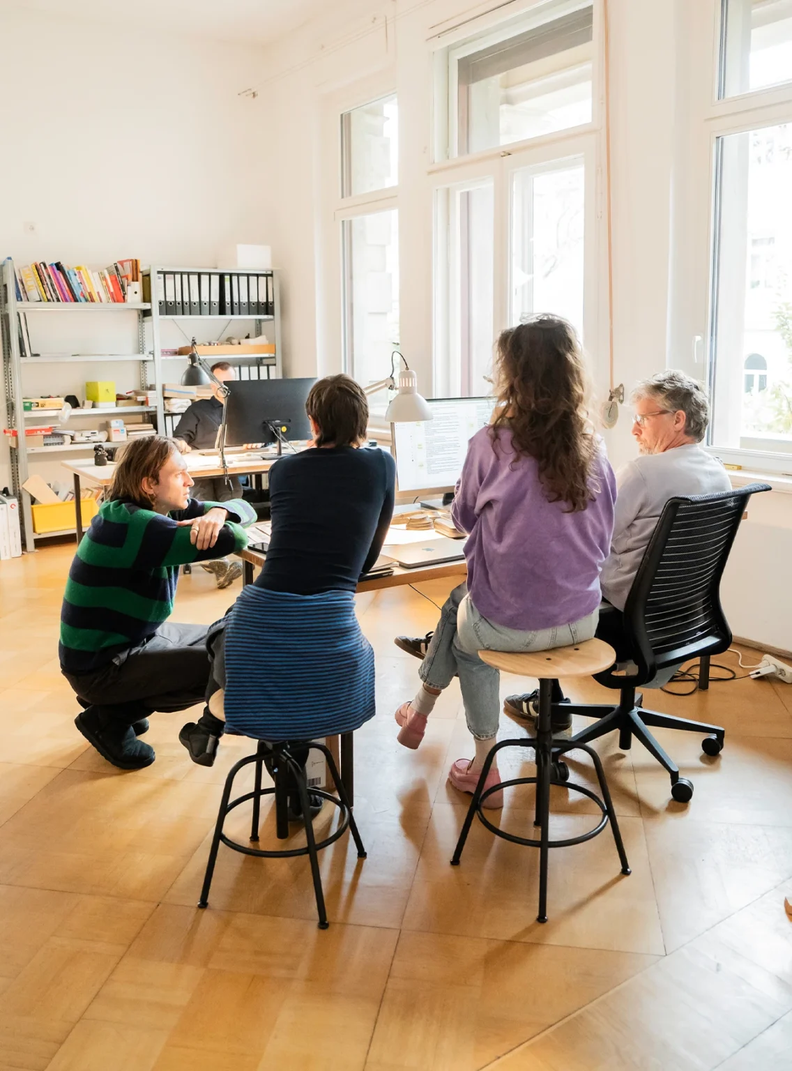 Zusammenarbeit im Studio Neue Museen